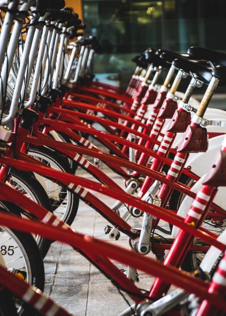 sharing bikes