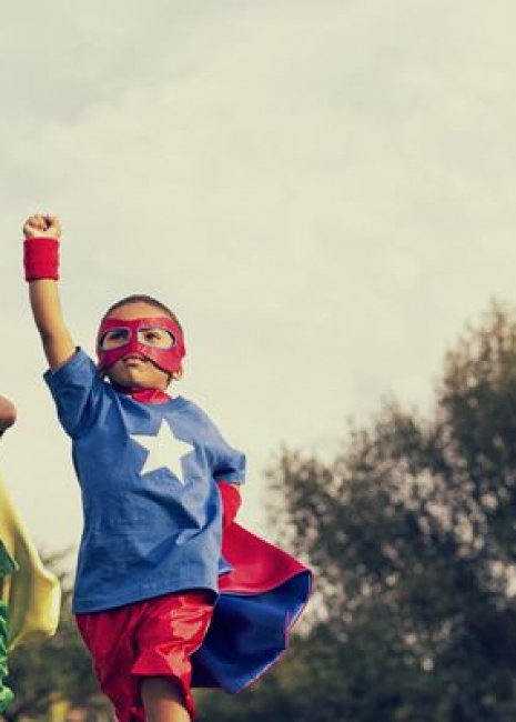 Two superheroes are ready to save the world from evil and tyranny.